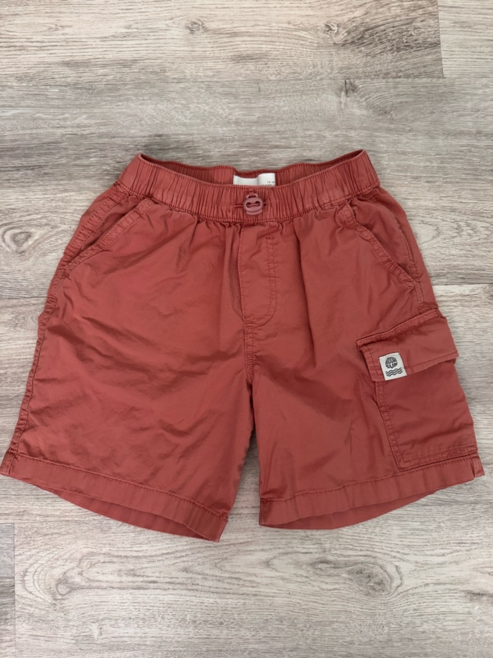 Zara kid’s Cargo Shorts in Rust